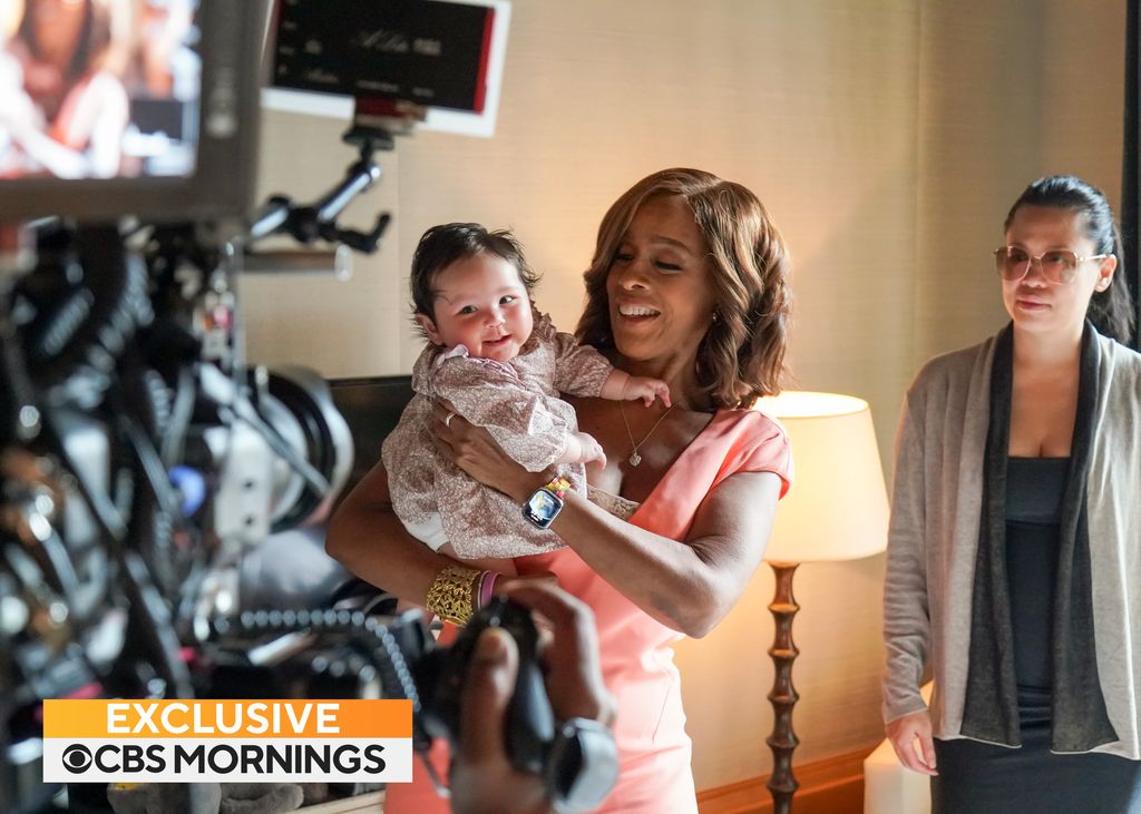 In a CBS Mornings exclusive airing Friday, July 14, 2023, Tiffany Chen shares details about her Bell’s Palsy diagnosis that caused facial paralysis, and she introduces Gayle King to Jia Virginia Chen-De Niro, her daughter with partner Roe.