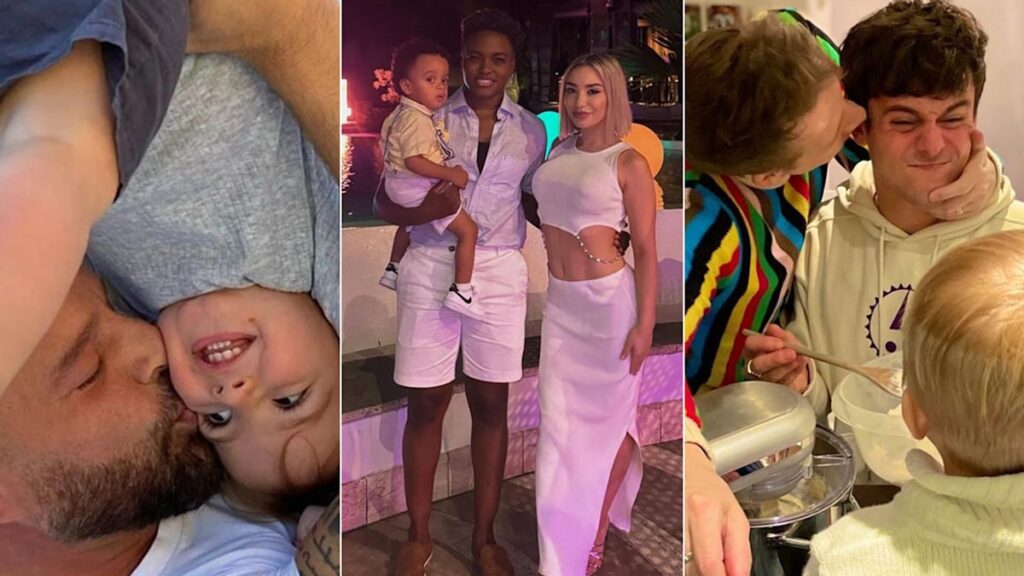 LGBTQ celeb mums and dads and their adorable children: Elton John, Tom Daley & more