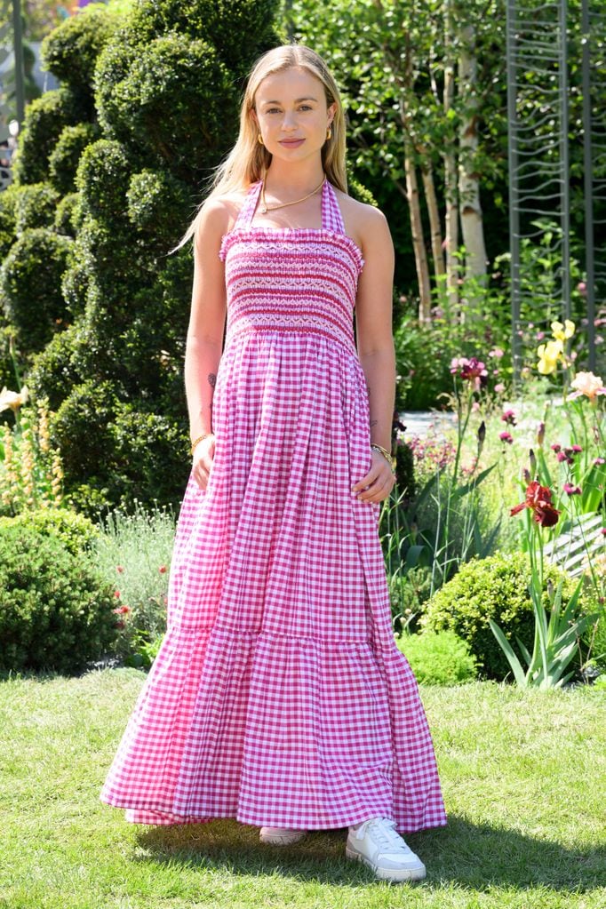 Lady Amelia Windsor attends the RHS Chelsea Flower Show at Royal Hospital Chelsea on May 20, 2024 in London, England