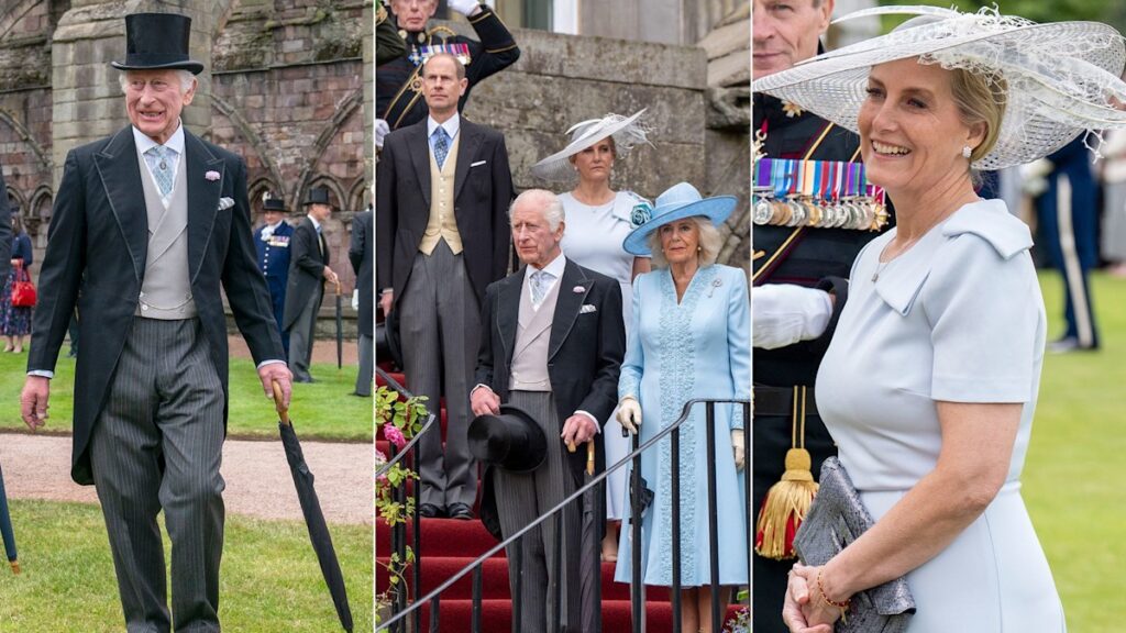 King Charles and Queen Camilla host garden party at Scottish residence with Edward and Sophie – best photos