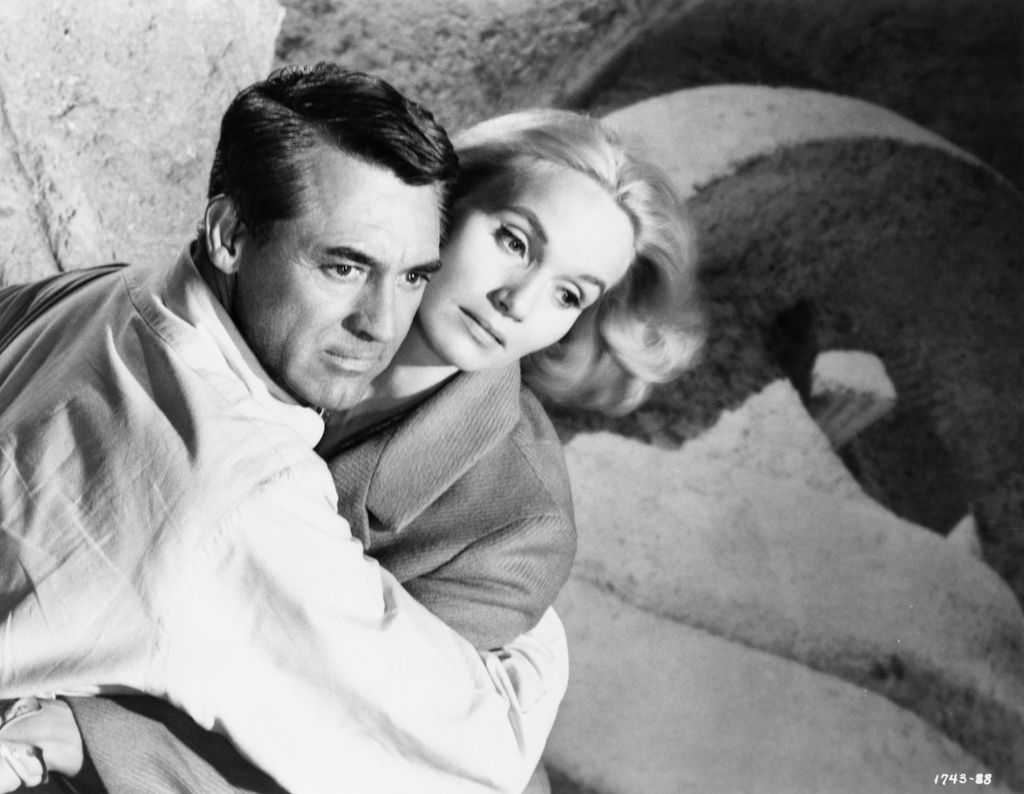 Cary Grant as Roger Thornhill and Eva Marie St. as Eve Kendall in Alfred Hitchcock's 1959 thriller North by Northwest. (Photo: John Springer Collection/Corbis/Corbis via Getty Images)