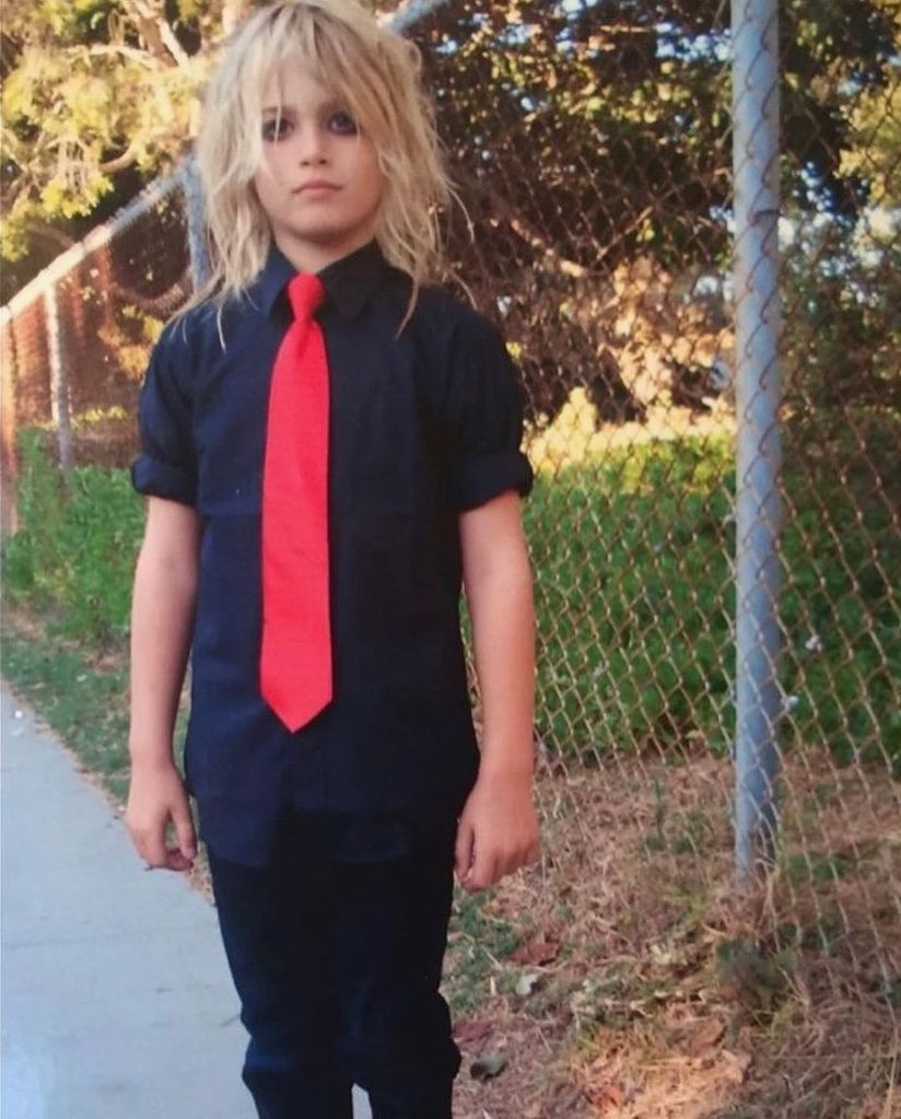 Cindy Crawford's son Presley, circa 2010, as an emotional child
