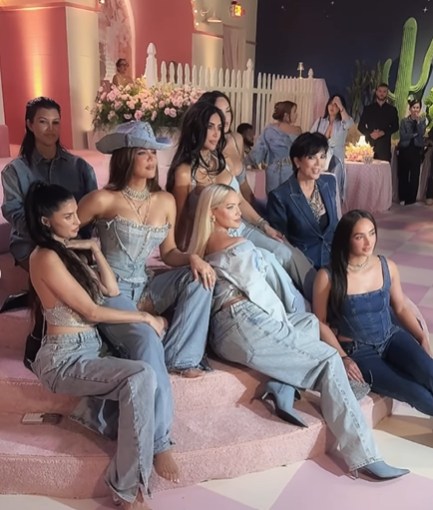 The Kardashians at Khloe's birthday party