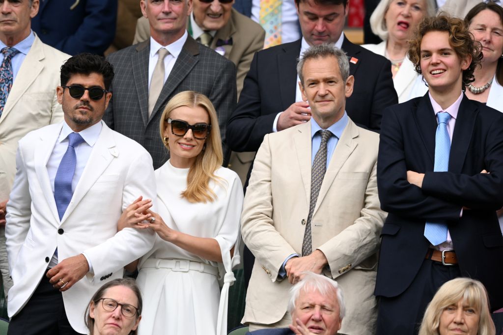 People in the Royal Box at Wimbledon