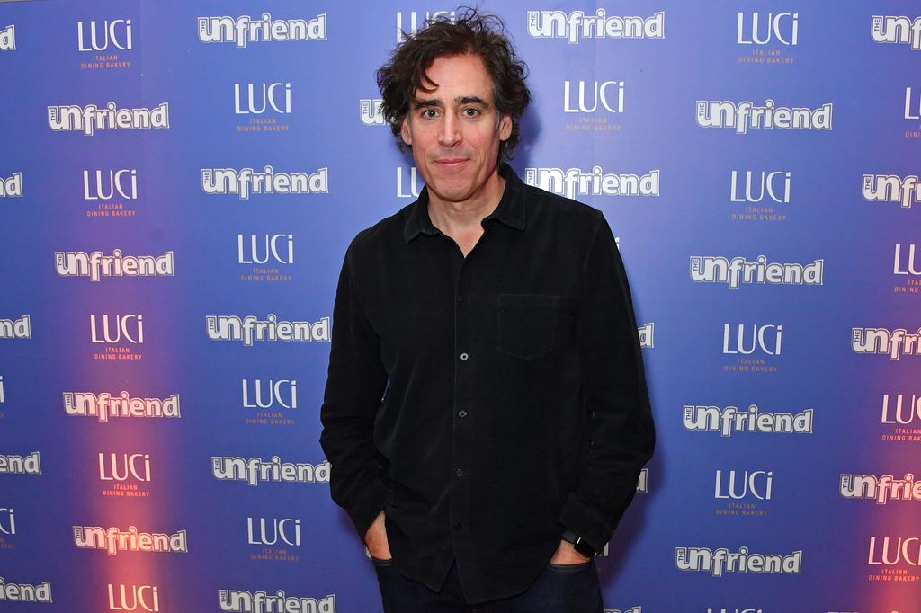 Stephen Mangan attends the press night after-party "The Unfriend" at Lucie in London, England on January 9, 2024