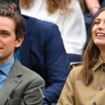 Prince Harry and Prince William’s friend Alexander Gikes makes rare appearance alongside fiancé Maria Sharapova