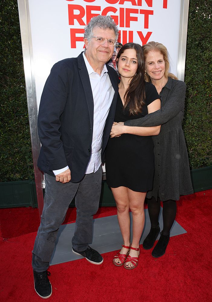 Molly Gordon with her parents Brian Gordon and Jessie Nelson. 