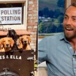 James Middleton can’t resist jumping on the dogs at polling stations trend – see photo