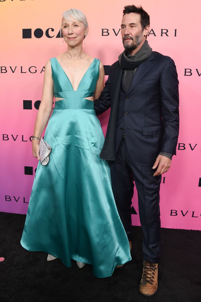 Alexandra Grant and Keanu Reeves attend MOCA Gala 2024 