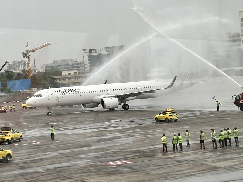 Flight Carrying T20 World Cup-Winning Team India Receives ‘Water Salute’ – Watch