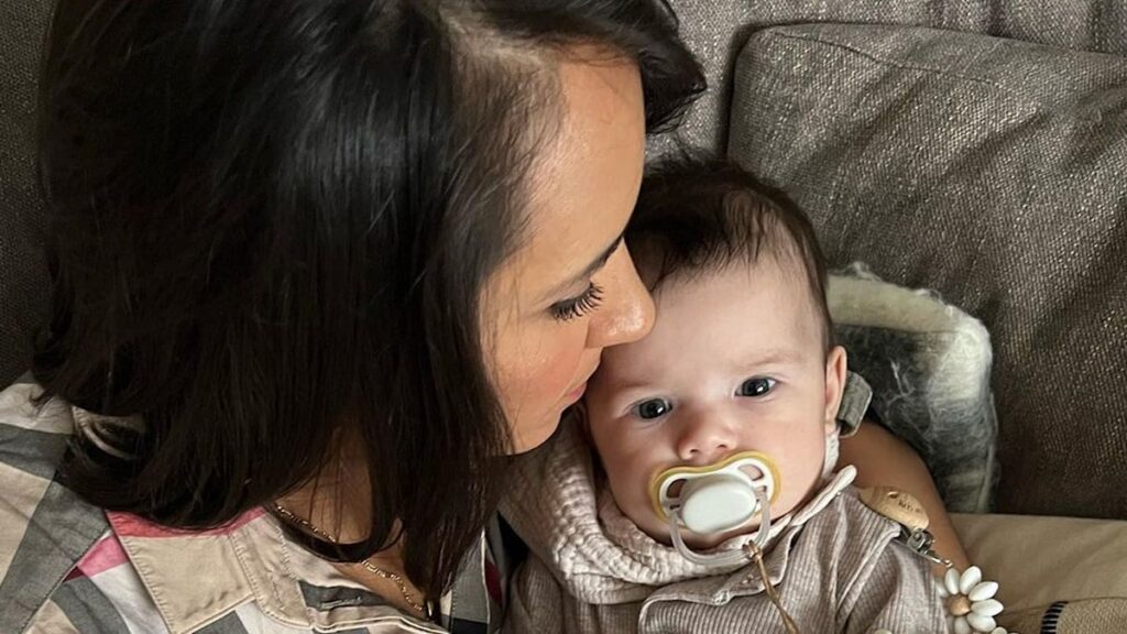 Janette Manrara’s daughter Lyra is dad Aljaz’s double in new pictures