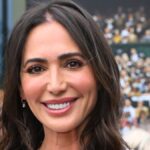 Simon Cowell’s fiancée Lauren Silverman stuns in bridal white dress at Wimbledon