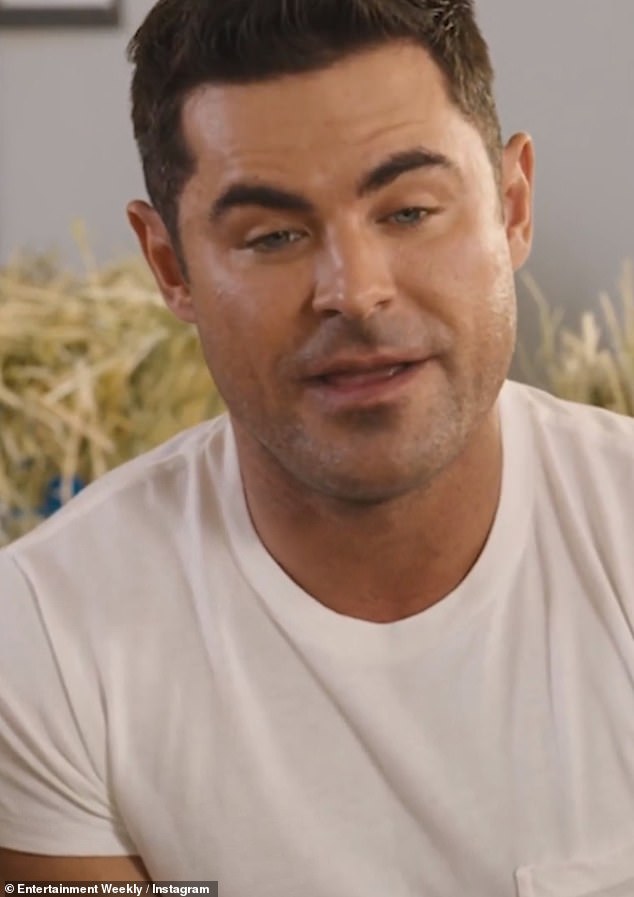 Latest: Zac Efron fans are surprised to see his unfamiliar face in a new interview with Entertainment Weekly