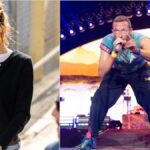Dakota Johnson proudly watches Chris Martin perform at Glastonbury alongside kids Apple and Moses