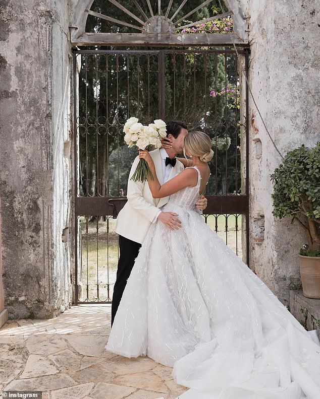 Last month, Anna married Michael in a lavish ceremony in Corfu, Greece