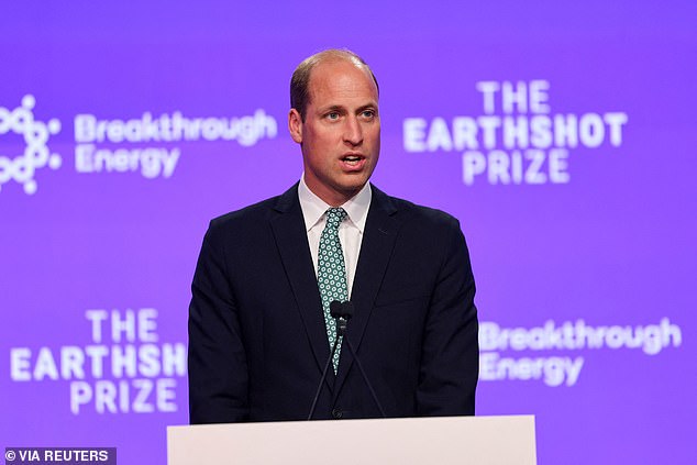 How Prince William is following in dad Charles’ environmentalist footsteps with first ever visit to ‘Climate Action Week’… and another clue was his choice of tie, writes NATASHA LIVINGSTONE