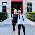 Penny Lancaster and Sir Rod Stewart put on a loved-up display as they enjoy a romantic date night at the five-star La Réserve Hotel & Spa in Paris