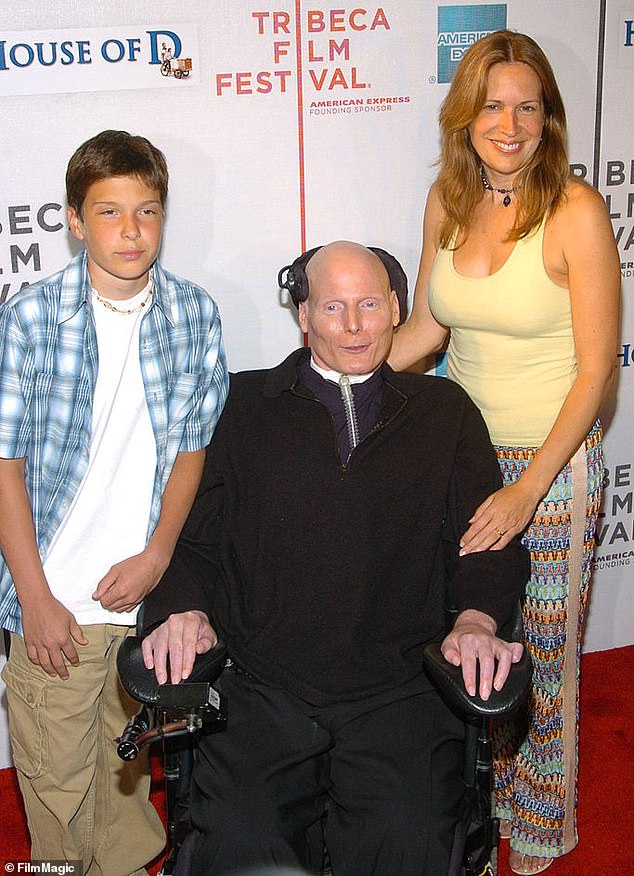 Tragically, Will was orphaned at just 17 months after Reeve's death, while his mum Dana died of lung cancer in 2006 aged 44 - the family photo is taken in 2004
