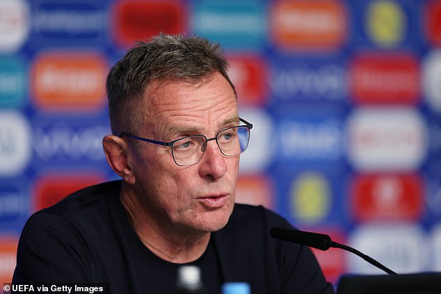 Ralf Rangnick appears to take a swipe at England… as the former Man United interim boss reveals he ‘struggled to stay awake’ when watching other Euro 2024 games