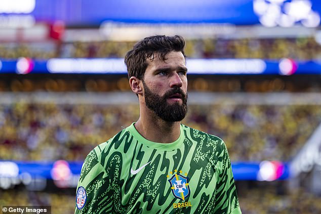 He said he is in touch with Alisson, who is playing for Brazil in the Copa America