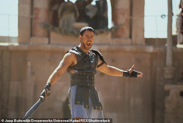 It is a sequel to Russell Crowe's 2000 film Gladiator (pictured).
