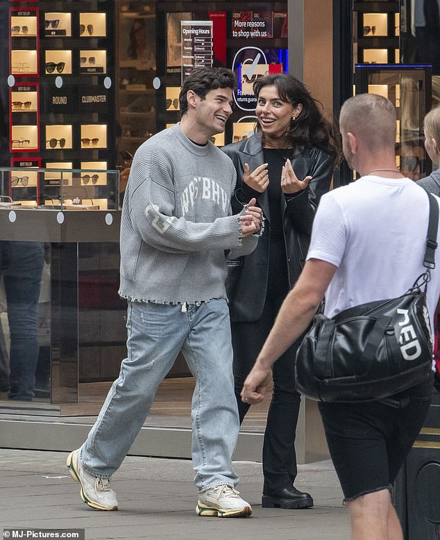 They were spotted strolling around central London