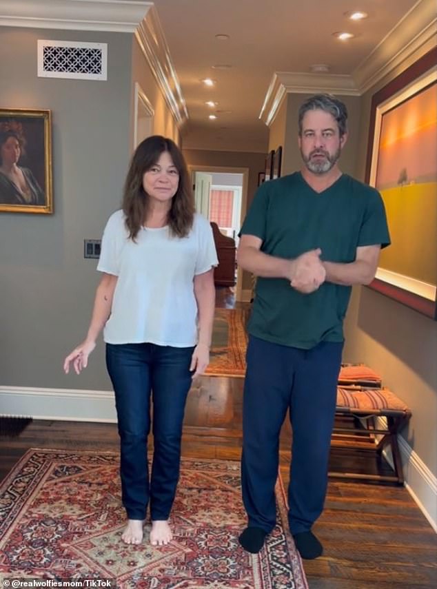 Bertinelli, who lives in Los Angeles, first met Mike through Instagram, then the two met over the phone and finally met for the first time in her home state of New York (pictured June 7)