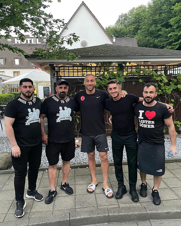 They’re not prima-doners! Turkey’s footballers snub healthy food to order 300 doner kebabs – with one player having three to himself – to celebrate their run to the Euro quarter-finals