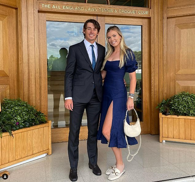 How six words from Aussie tennis star Alex De Minaur rescued his girlfriend Katie Boulter after she crashed out of Wimbledon