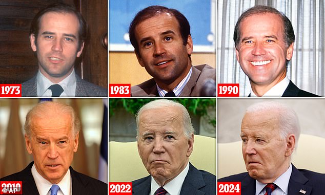 Doctors DailyMail.com spoke to said Biden was aging normally until 2021/2022 - the decline accelerated after that