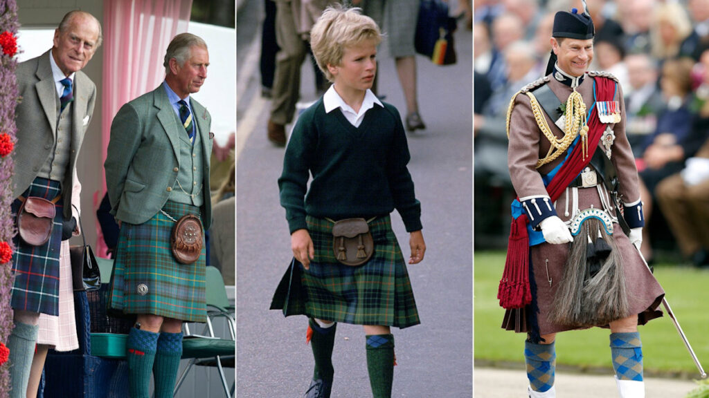 King Charles, Peter Phillips and more royals wearing kilts