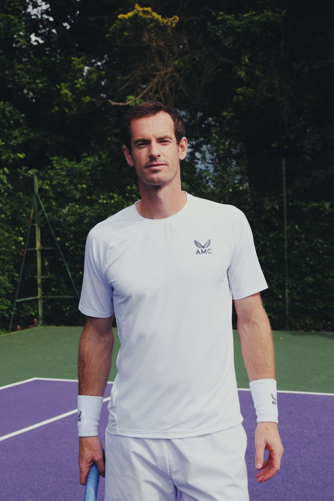 Andy Murray on the tennis court