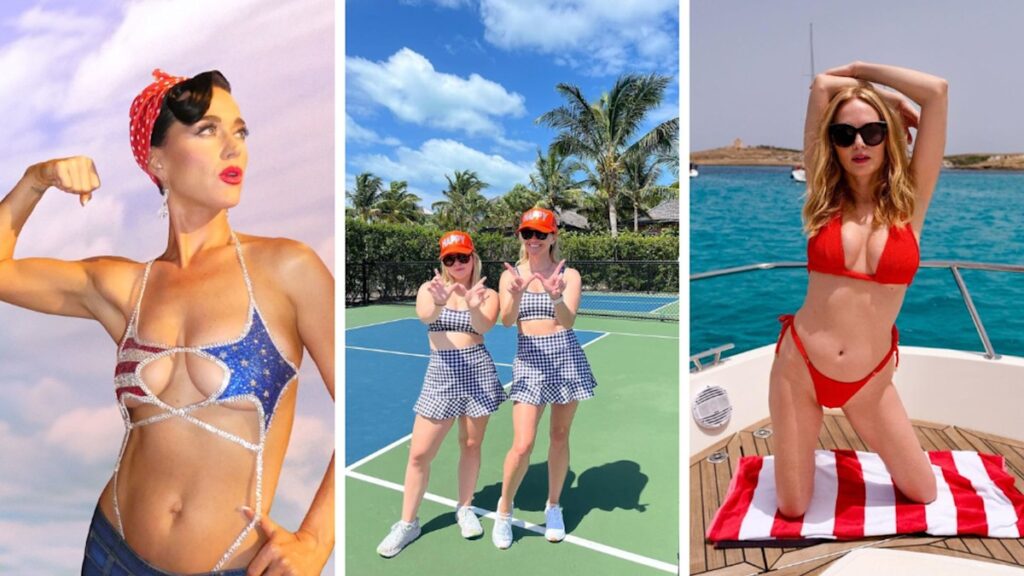 Katy Perry, Reese Witherspoon, Heather Graham lead the stunning stars celebrating July 4