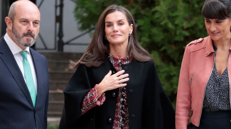 Queen Letizia Debuts Earrings From Valencia And Reclaims Her Solidarity Jacket In Madrid