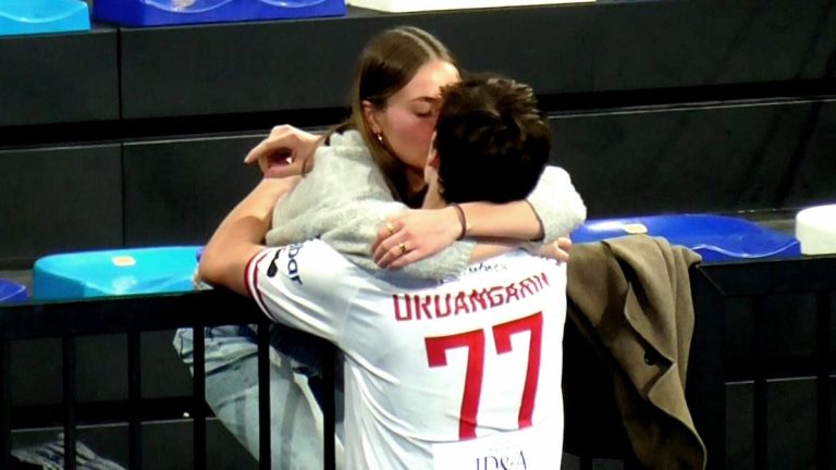 Pablo Urdangarin and Johanna Zat, from affectionate banter to romantic kiss in their last match