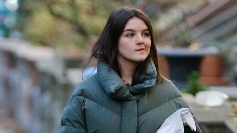 Suri Cruise is back in New York for a special Thanksgiving celebration