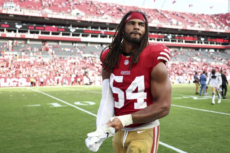 49ers LB Fred Warner revealed he has been playing with a broken ankle for 4 weeks