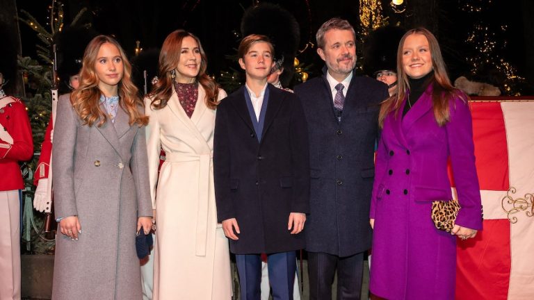 The Danish royal family's grand gala night to usher in Christmas