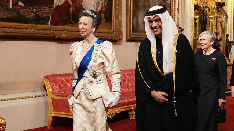 Princess Anne recreated a 1987 gala dress with her grandmother's historic jewels