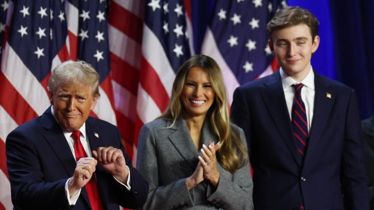 Donald Trump praises son Barron for giving Melania Trump 'advice to his father'