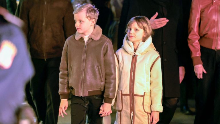 Princesses Jack and Gabriella have opened their busiest week of Christmas in Monaco