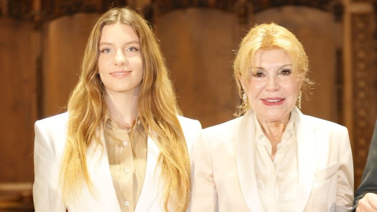 Baroness Thiessen and her daughter Carmen lit up Barcelona with their matching looks