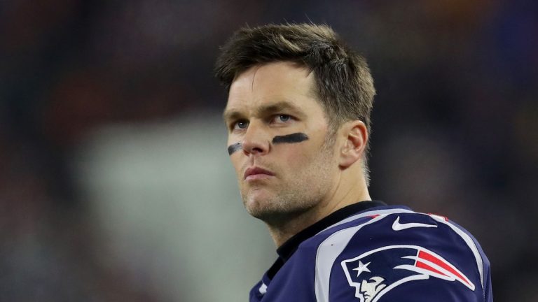 Tom Brady suffers an unlikely defeat in a passing contest against a high school quarterback.